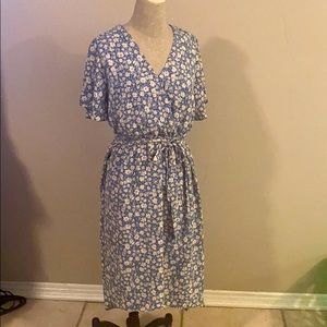 Blue Floral Dress